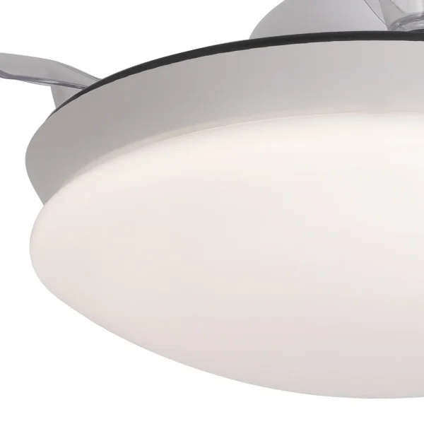 VENTILATEUR DE PLAFOND LED 24W RÉGLABLE 4 PALES PLIABLES MOTEUR DC MONTREAL