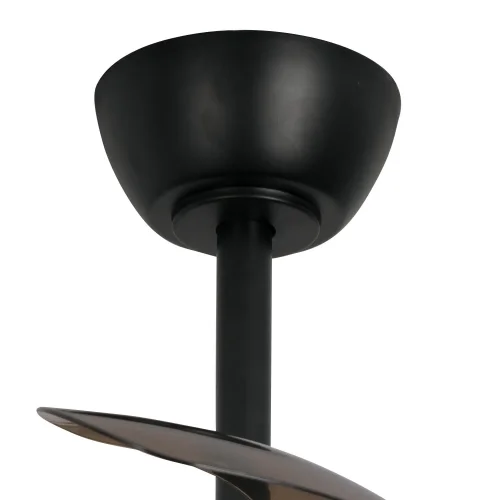 VENTILATEUR DE PLAFOND LED 24W RÉGLABLE NOIR 4 PALES PLIABLES GERALDTON