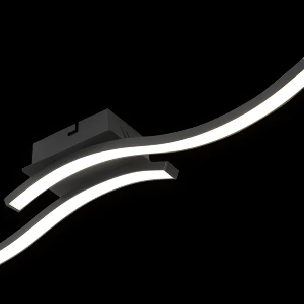 PLAFONNIER LED 14 W 4000K NOIR EVANDER