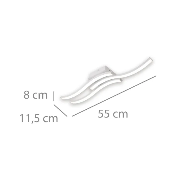 PLAFONNIER LED 20 W 4000K BLANC EVANDER