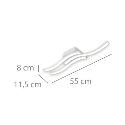 PLAFONNIER LED 20 W 4000K BLANC EVANDER