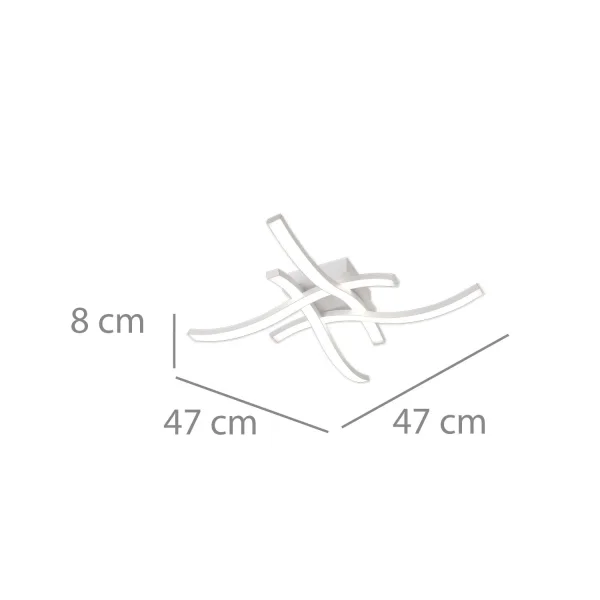 PLAFONNIER LED 22 W 4000K BLANC EVANDER