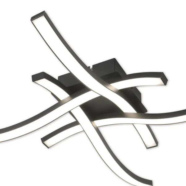 PLAFONNIER LED 22 W 4000K NOIR EVANDER PLAFONNIER LED 22 W 4000K NOIR EVANDER