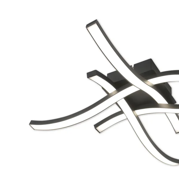 PLAFONNIER LED 22 W 4000K NOIR EVANDER PLAFONNIER LED 22 W 4000K NOIR EVANDER