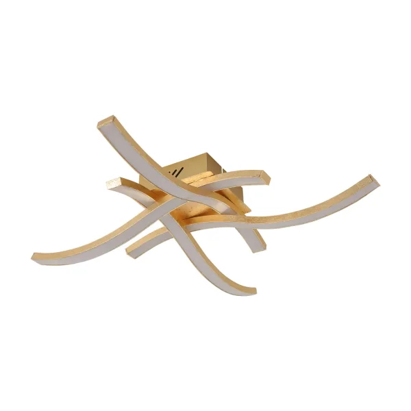 PLAFONNIER LED 22 W 4000K FEUILLE D'OR EVANDER PLAFONNIER LED 22 W 4000K FEUILLE D'OR EVANDER