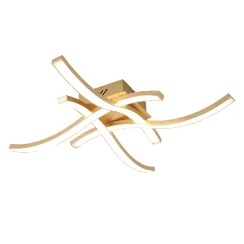 PLAFONNIER LED 22 W 4000K FEUILLE D'OR EVANDER PLAFONNIER LED 22 W 4000K FEUILLE D'OR EVANDER