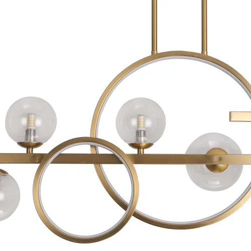 LUSTRE DE PLAFOND 8 LUMIÈRES FER OR NICOLETTA