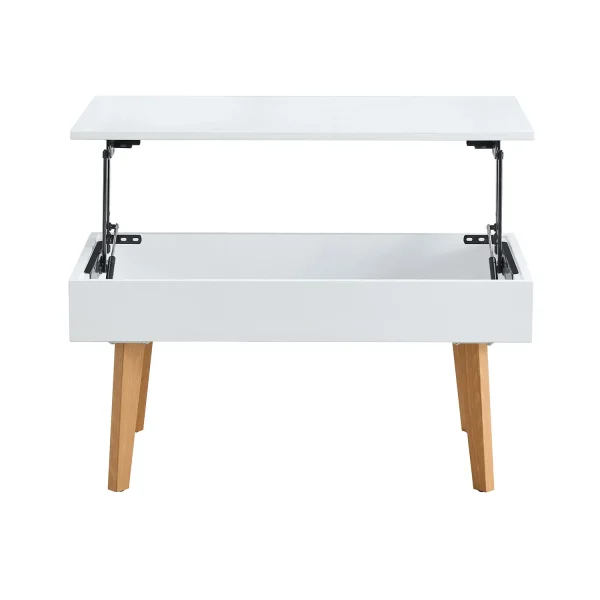 TABLE ÉLÉVABLE BLANCHE GARZA