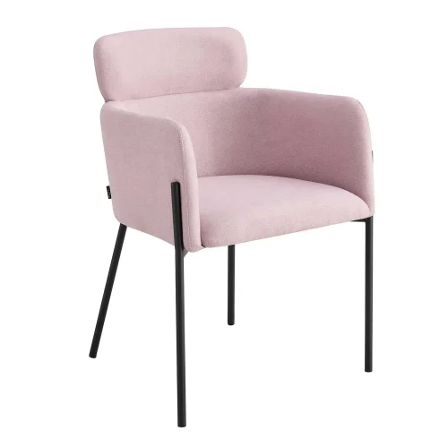 FAUTEUIL TAPISSÉ ROSE PASTEL COSMO FAUTEUIL TAPISSÉ ROSE PASTEL COSMO