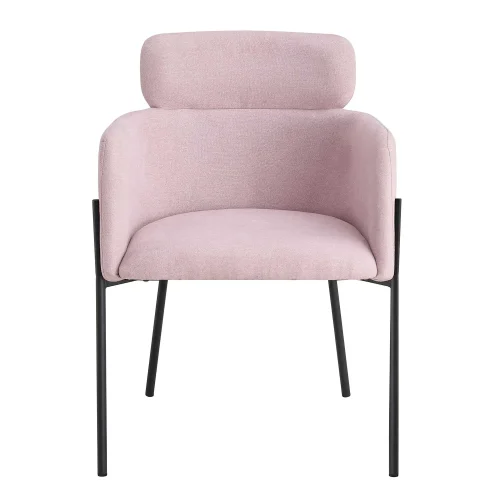 FAUTEUIL TAPISSÉ ROSE PASTEL COSMO FAUTEUIL TAPISSÉ ROSE PASTEL COSMO