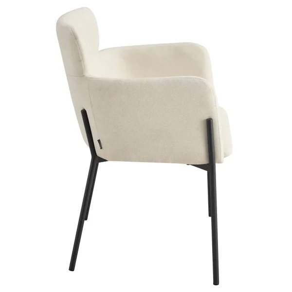 FAUTEUIL TAPISSÉ BEIGE COSMO FAUTEUIL TAPISSÉ BEIGE COSMO