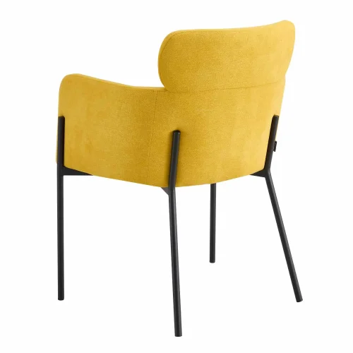 FAUTEUIL TAPISSÉ MOUTARDE COSMO FAUTEUIL TAPISSÉ MOUTARDE COSMO