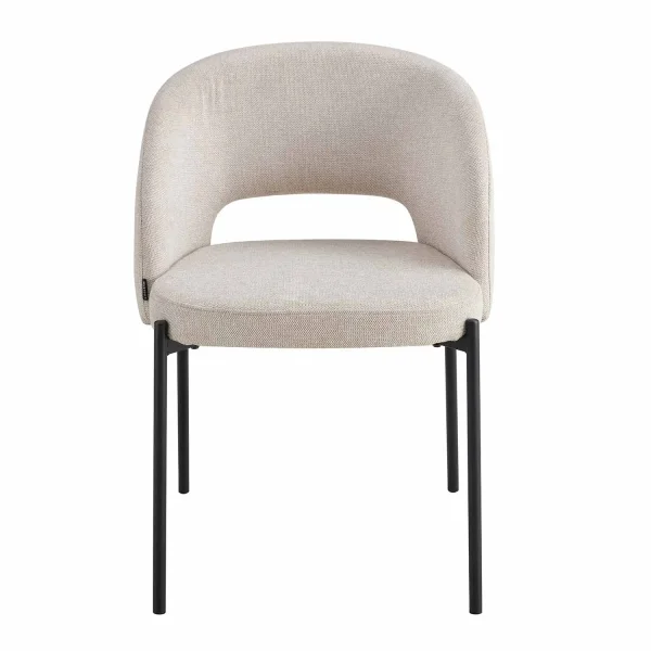 CHAISE TAPISSÉE SABLE CLOTILDE CHAISE TAPISSÉE SABLE CLOTILDE