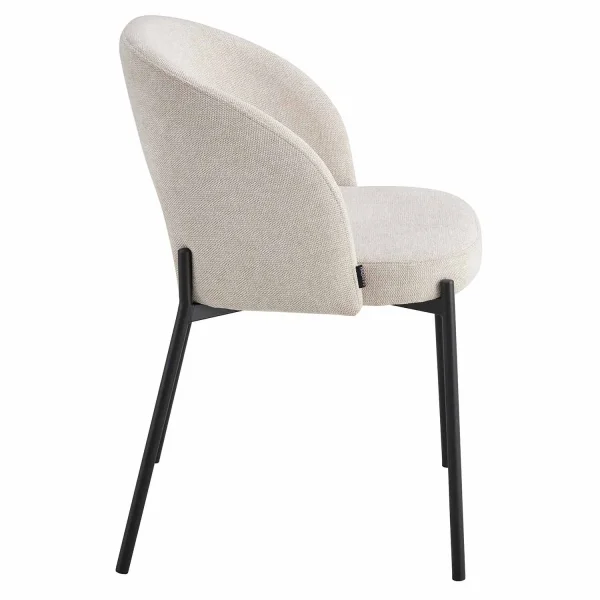 CHAISE TAPISSÉE SABLE CLOTILDE CHAISE TAPISSÉE SABLE CLOTILDE