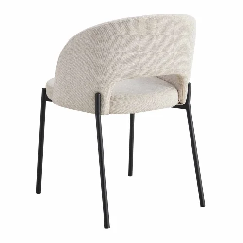 CHAISE TAPISSÉE SABLE CLOTILDE CHAISE TAPISSÉE SABLE CLOTILDE