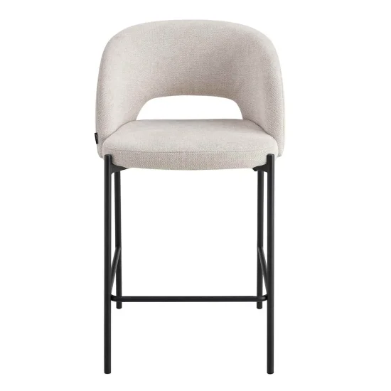 TABOURET TAPISSÉ SABLE CLOTILDE 2