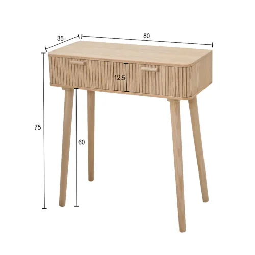 BUREAU CONSOLE RAYURES NATUREL ROYCE BUREAU CONSOLE RAYURES NATUREL ROYCE