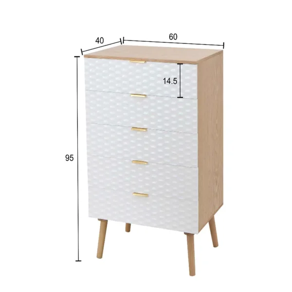 COMMODE 3 TIROIRS ASGER
