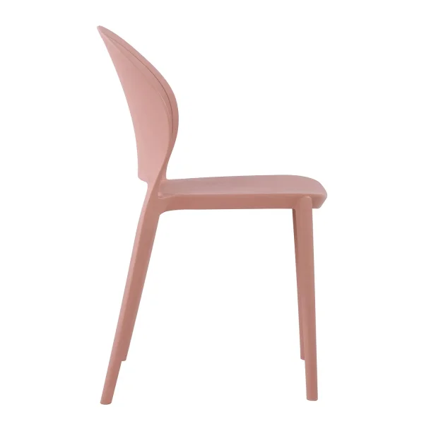 CHAISE EMPILABLE ROSE PÂLE HARLEM CHAISE EMPILABLE ROSE PÂLE HARLEM