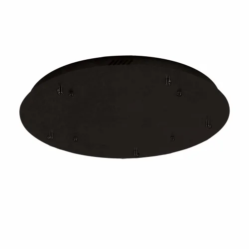 BASE RONDE 5 LUMIÈRES ACIER PEINT NOIR Ø 70CM