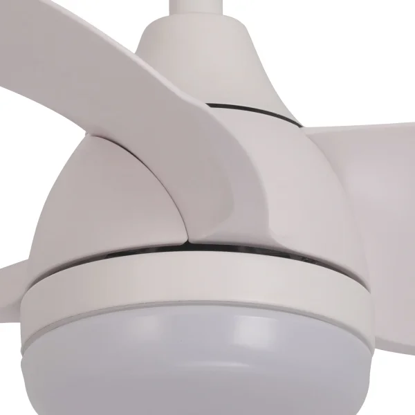 VENTILATEUR DE PLAFOND LED 17W RÉGLABLE MOTEUR DC BLANC SIERRA