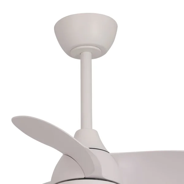 VENTILATEUR DE PLAFOND LED 17W RÉGLABLE MOTEUR DC BLANC SIERRA