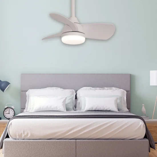 VENTILATEUR DE PLAFOND LED 17W RÉGLABLE MOTEUR DC BLANC SIERRA 2