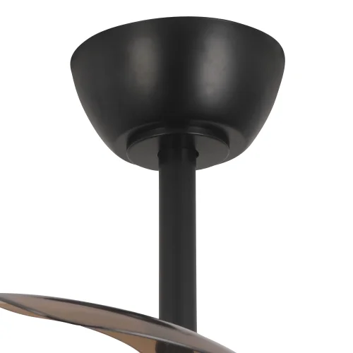 VENTILATEUR DE PLAFOND AVEC LUMIÈRE LED 24W RÉGLABLE MOTEUR DC NOIR CASCADE VENTILATEUR DE PLAFOND AVEC LUMIÈRE LED 24W RÉGLABLE MOTEUR DC NOIR CASCADE