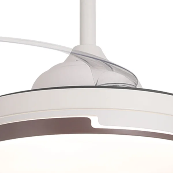 VENTILATEUR DE PLAFOND LED 38W RÉGLABLE AVEC 4 PALES PLIABLES SKYLER