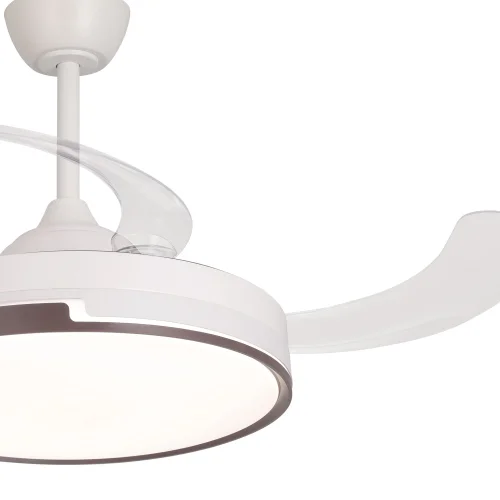 VENTILATEUR DE PLAFOND LED 48W RÉGLABLE 4 PALES PLIABLES SKYLER