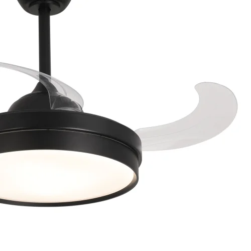 VENTILATEUR DE PLAFOND LED 38W RÉGLABLE 4 PALES PLIANTES NASHVILLE