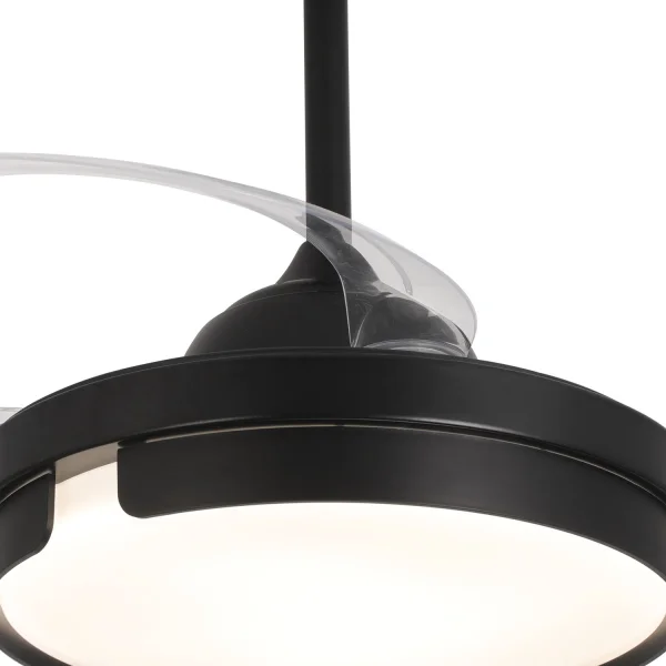 VENTILATEUR DE PLAFOND LED 38W RÉGLABLE 4 PALES PLIANTES NASHVILLE