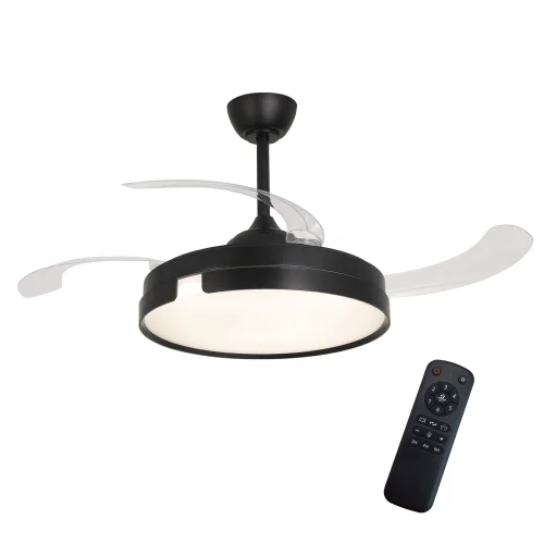 VENTILATEUR DE PLAFOND LED 48W RÉGLABLE 4 PALES PLIABLES NASHVILLE