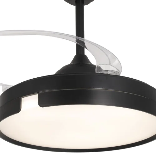 VENTILATEUR DE PLAFOND LED 48W RÉGLABLE 4 PALES PLIABLES NASHVILLE