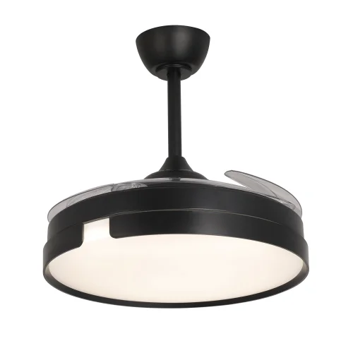 VENTILATEUR DE PLAFOND LED 48W RÉGLABLE 4 PALES PLIABLES NASHVILLE