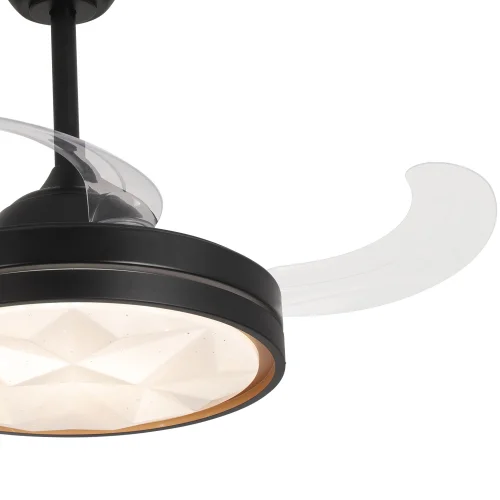 VENTILATEUR DE PLAFOND LED 38W RÉGLABLE 4 PALES PLIANTES WELLINGTON