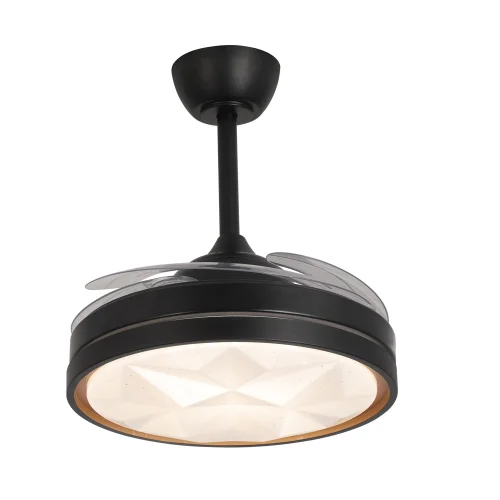 VENTILATEUR DE PLAFOND LED 38W RÉGLABLE 4 PALES PLIANTES WELLINGTON