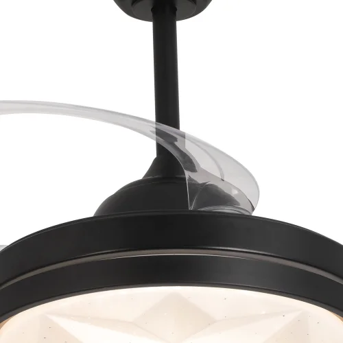 VENTILATEUR DE PLAFOND LED 38W RÉGLABLE 4 PALES PLIANTES WELLINGTON