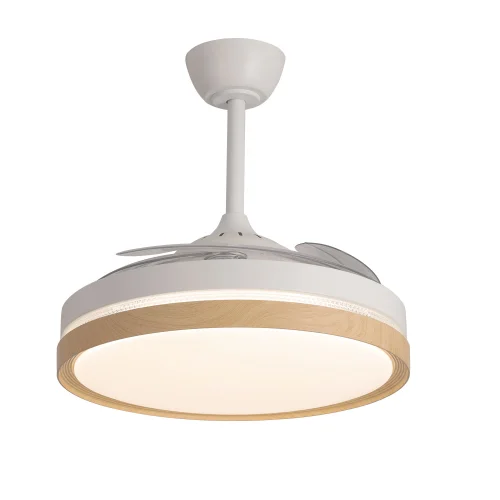 VENTILATEUR DE PLAFOND LED 48W RÉGLABLE 4 PALES PLIABLES TUCSON