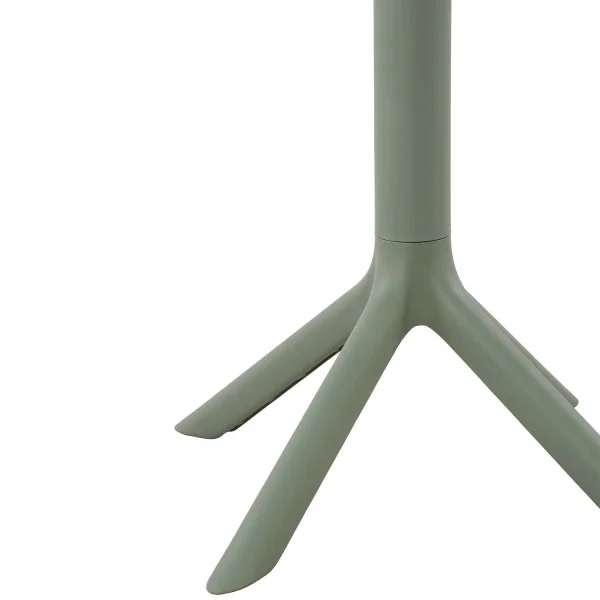 TABLE DE JARDIN POLYPROPYLÈNE VERT KALE Ø60 CM KORA