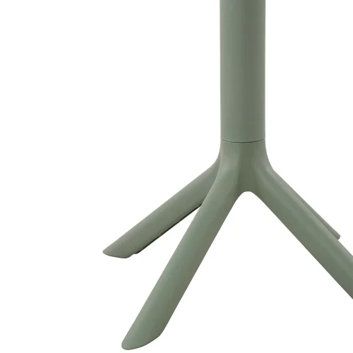 TABLE DE JARDIN POLYPROPYLÈNE VERT KALE Ø60 CM KORA
