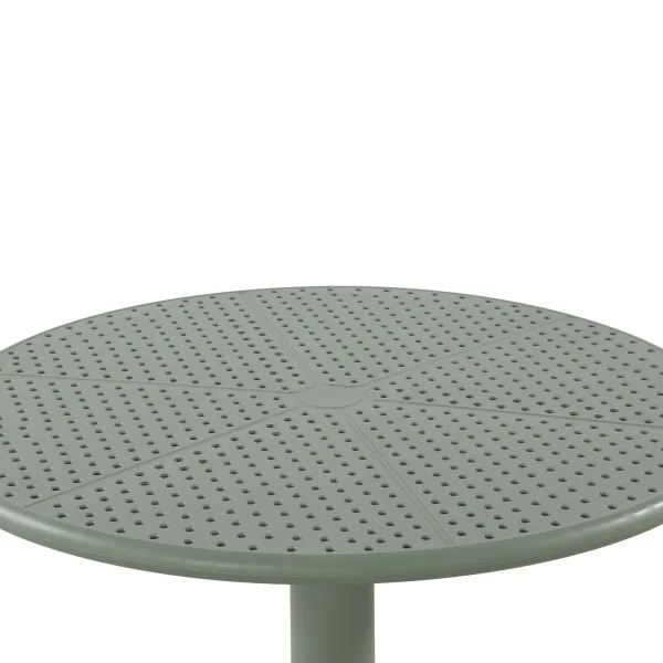 TABLE DE JARDIN POLYPROPYLÈNE VERT KALE Ø60 CM KORA