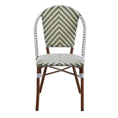 CHAISE DE JARDIN VERT KALE TOULON