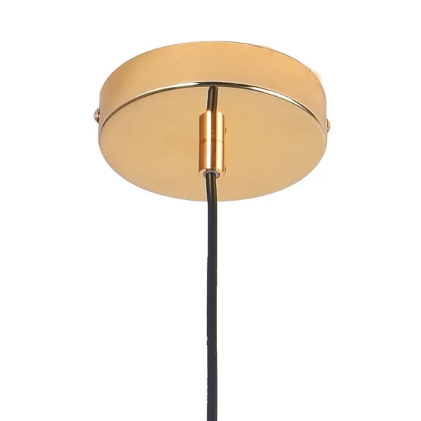 LUSTRE SUSPENDU 1 LUMIÈRE TULIPE AMBRE NERIUM