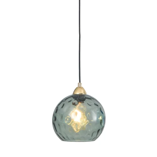 LUSTRE SUSPENDU 1 LUMIÈRE TULIPE FUMÉE NERIUM