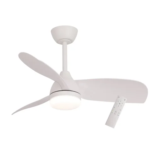 VENTILATEUR DE PLAFOND AVEC LUMIÈRE MOTEUR DC SIERRA BLANC Ø 91,4 CM