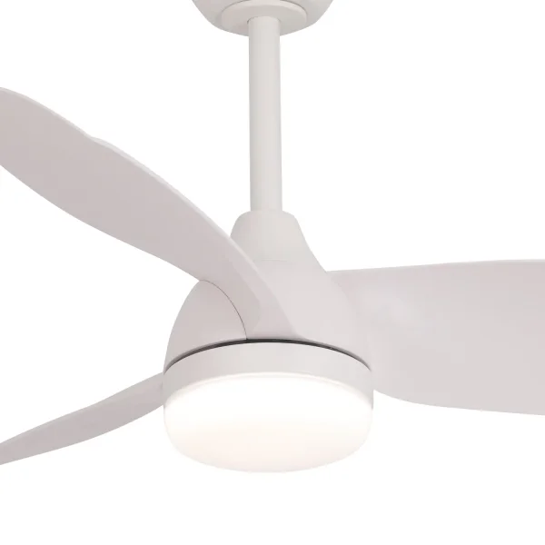 VENTILATEUR DE PLAFOND AVEC LUMIÈRE MOTEUR DC SIERRA BLANC Ø 91,4 CM