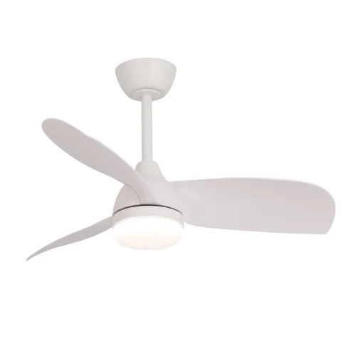 VENTILATEUR DE PLAFOND AVEC LUMIÈRE MOTEUR DC SIERRA BLANC Ø 91,4 CM