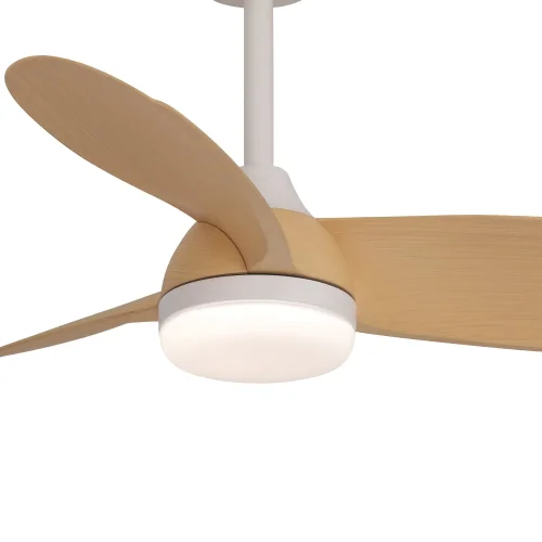 VENTILATEUR DE PLAFOND AVEC LUMIÈRE MOTEUR DC SIERRA COULEUR BOIS CLAIR Ø 91,4 CM