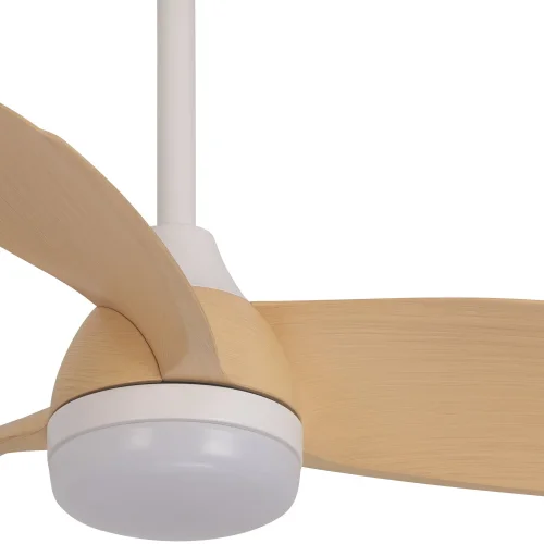 VENTILATEUR DE PLAFOND AVEC LUMIÈRE MOTEUR DC SIERRA COULEUR BOIS CLAIR Ø 91,4 CM